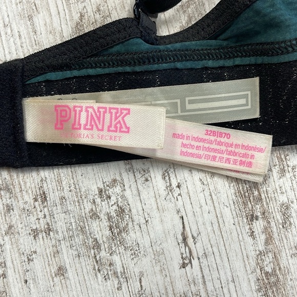 PINK Victoria’s Secret Green Plaid Wear Everywhere T-Shirt Lightly Lined Bra - Picture 5 of 8